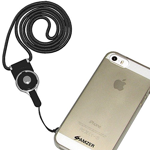 Amzer Detachable Phone Neck Lanyard - Black - Thumbnail 3