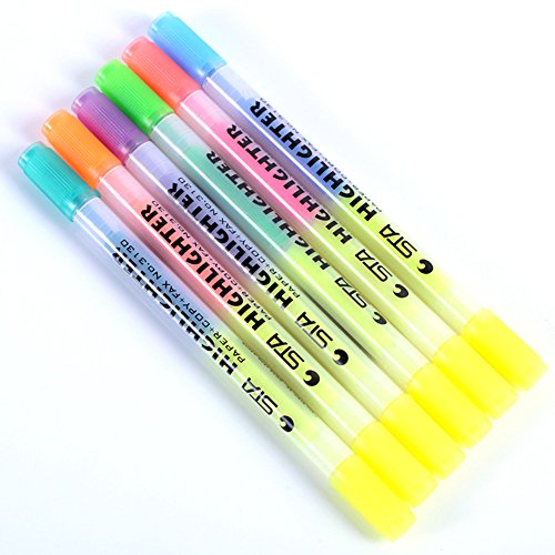 DoubleSided MultiColor Highlighter Pen Marker Paint Pens set