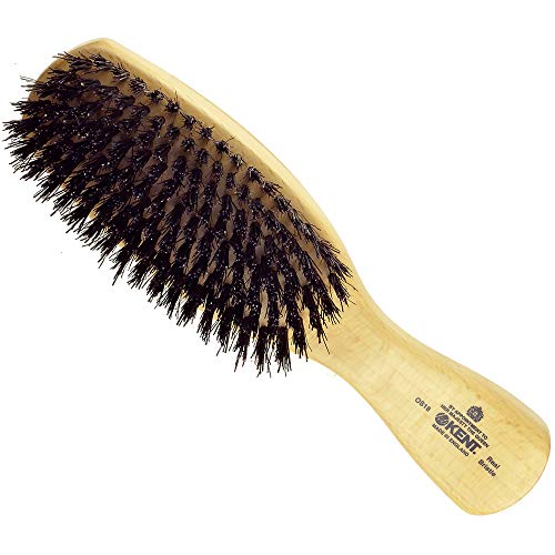 Kent OS18 Handmade Travel Hair Brush for Thick Hair Grooming Natural