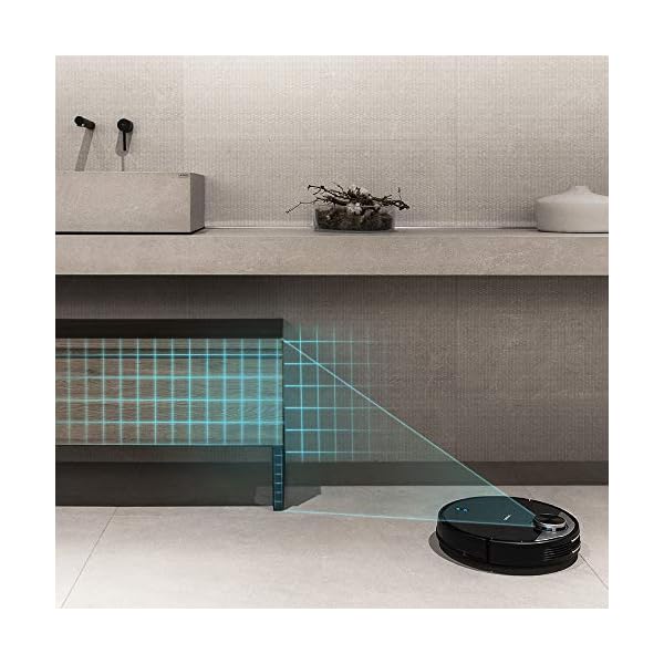 Cecotec Robot Aspirador Conga Serie 3790. Tecnología láser, friega, aspira  y Barre a la Vez. Negro – chollosdigital