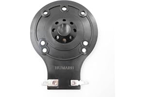 HUMARH Replacement Diaphragm for JBL 2412, 2412H, 2412H-1, JRX, SF,TR, 100, 112, 115, Eon, MPro, Soundfactor, MP215, MP225, EON15, EON10, TR2413, 2413H, and Many Others (Black Plastic)