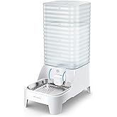 Automatic Dog Water Bowl Dispenser with Patented Faucet - 8L Large Gravity Cat Water Dispenser with Filter & Adjustable Base, Wide Mouth for Easy Clean, BPA-Free, Stainless Steel Pet Waterer for Pets