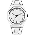 FANMIS Men's Anime-Inspired Fashion Sketch Wristwatch Minimalist Creative Wormhole Design Stylish and Durable Timepiece for Men's Sports Watch