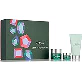 RéVive x Lele Sadoughi RéNewal Icons Gift Set - Full Size Skin Care Set Includes Foaming Facial Cleanser, Moisturizing Renewal Face Cream & Moisturizing Renewal Eye Cream (3 Count)
