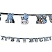 Havercamp Baby Boy Camo Gender Reveal Banner. - It's A Buck Banner! - 7 1/2 Feet Long, 7 Inch Letters in Light Blue Camo. Baby Boy Gender Reveal Party Collection