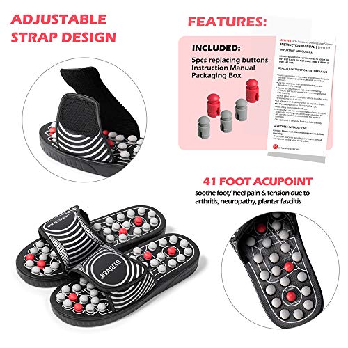 BYRIVER Deep Tissue Foot Massager Tool, Massage Slippers Sandals Flip Flops, Neuropathy Arthritis Back Plantar Fasciitis… - Image 6