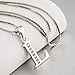 YFN Initial L Pendant Necklace in Sterling Silver with Cubic Zirconial 26 Letter Alphabet Jewelry for Women