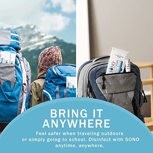 SONO Disinfecting Wipes Travel Size Disinfectant Wipes Medical