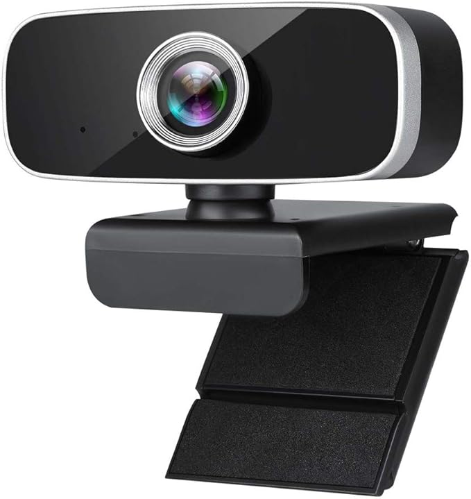 New 1080P HD Computer Camera with Builtin Microphone, Plug