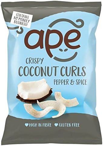 Ape Crispy Coconut Curls Pepper & Spice 20g