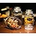 3 Sets Glass Canisters with Chalkboad Glass Storage Jar with Airtight Lid,Food Storage Containers,34/43/54-oz,6 Chalkboard Labels & Chalk Marker Included
