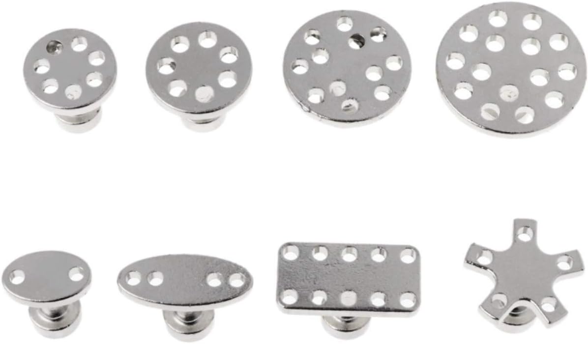 FireAngels 8 Pcs Aluminum PDR Glue Pulling Puller Tabs For Car Body Paintless Dent Repair