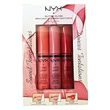 NYX Butter Gloss 3 Piece Set - Sweet Temptations - Apple Strudel, Eclair & Cherry Pie 0.27 fl oz. 8mL