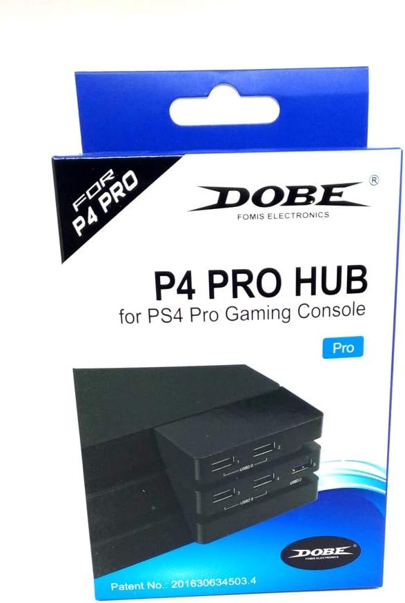 DOBE PS4 Pro USB Hub 5 Port (USB 2.0 x4 + USB 3.0 x1 )for PS4 Pro Gaming Console (NO PS4 SLIM)