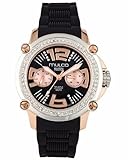 MULCO Women's MW2-28086S-025 Analog Display Swiss Quartz Black Watch