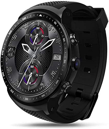 Zeblaze Super Lightweight Smart Thor PRO Watch Smartwatch-Shadow, Android 5.1 Bluetooth 4.0 Quad Core 1GB+16GB 5.0MP 580mAh 3G GPS Smat Watch for Men Black Activity Tracker