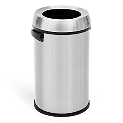 Takywep 17 Gallon/65 Liter Round Open Top Trash