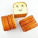 buytra 3 Pack Slow Rise Squishy Charms, Emoji Toast