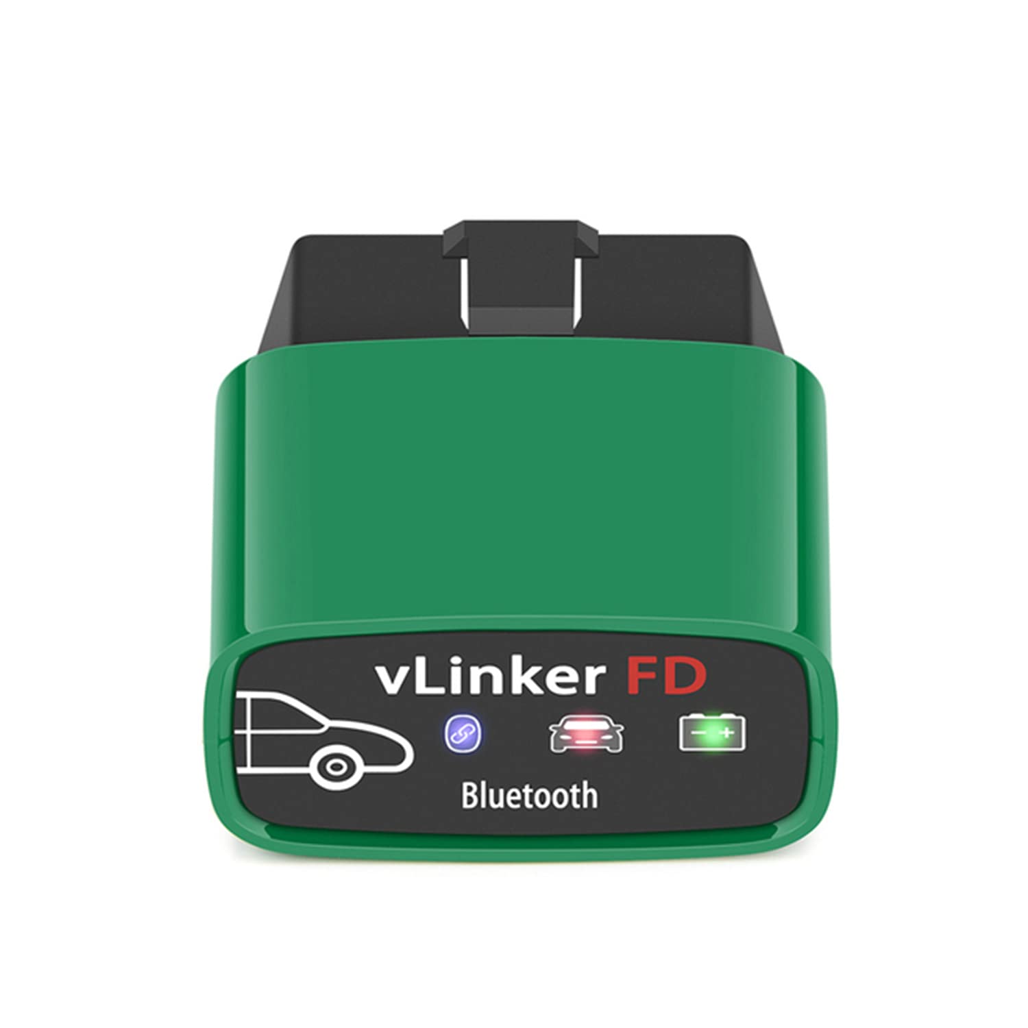 Vgate OBDII Bluetooth, vLinker FD OBD Scanner OBD2 Diagnostic Tool Check Engine Light for Android & Windows (Bluetooth 3.0)
