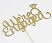 INNORU Gold Glitter We're Engaged Cake Topper - Wedding Party Decorations Supplies
