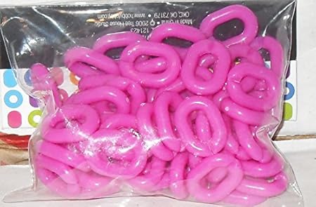 Amazon Co Jp ツリーハウスstudioプラスチックチェーンリンク 0 787 X 0 590 X 0 177インチ 蛍光パープル 60個 おもちゃ