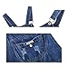 Digirlsor Girls Overalls Little Big Kids Distressed Denim Bib Pants Ripped Blue Jeans Romper Jumpsuit, 3-12Y