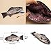 Caveen Fish Like Pencil Case Pen Box Holder Zipper Pouch Coin Purse Cosmetic Bag