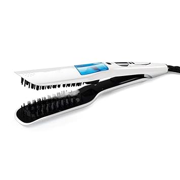 steam straightener with comb