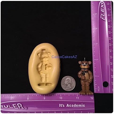 Five ( 5 ) Nights At Freddy's Fondant Mold Gumpaste