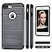 7 Plus Case, iPhone 7 Plus Case - MixcTech [Heavy Duty] Design Soft TPU + Hard PC Dual Layer Full Body Protection for iPhone 7 Plus 5.5 inch (Space Grey)