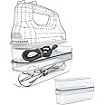 Hand Mixer Storage Case for KitchenAid KHM5/KHM6/KHM7/KHM9 Series Ultra Power Speed Hand Mixers, Double layer Crylic Transpar
