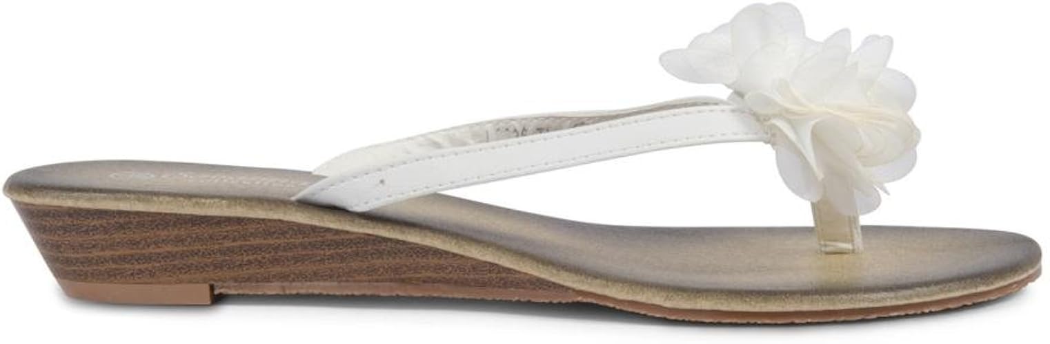 small wedge flip flops