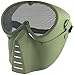 SportPro Mesh Eye Protection Full Face Mask for Airsoft - Green