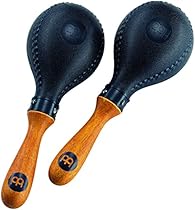 Meinl Percussion PM2BK Plastic Concert Maracas with Wood Handles, Pair (VIDEO)
