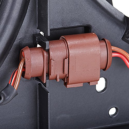 OrionMotorTech VW3120100 OEM Engine Radiator Cooling Fan Assembly Low Noise for Volkswagen Jetta Passat Golf