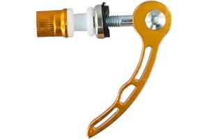 Aluminum Alloy Quick Release Seat Post Clamp M6x45mm Skewer Bolt for Bike Saddle Binder Tool Height Adjuster Mountain Road Co