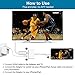 Lightning to HDMI, Lightning HDMI Cable Adapter, Lightning 1080P HDMI Video Output Home Theater Adapter for iPhone/iPad, 4K HDMI Sync Screen Converter for HDTV/Projector/Monitor, Must Supply Power