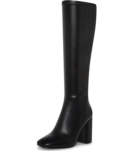 Amazon.com | Modatope Womens Knee High Boots Chunky Heel Square