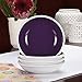 Rachael Ray Dinnerware Rise 4-Piece Stoneware Fruit Bowl Set, Purple