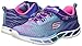 Skechers Kids Girls' Litebeams-Colorburst Sneaker, Blue/Hot Pink, 1.5 M US Little Kid