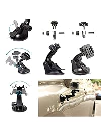 SmilePowo Gopro Kit de accesorios para GoPro Hero 6,5 negro, Hero (2018), Hero Session, 5, 4, 3, GoPro Fusion, SJCAN, XIAOMI, AKASO APEMAN DBPOWER, Lightdow, Campark, Action Camera Kit de accesorios