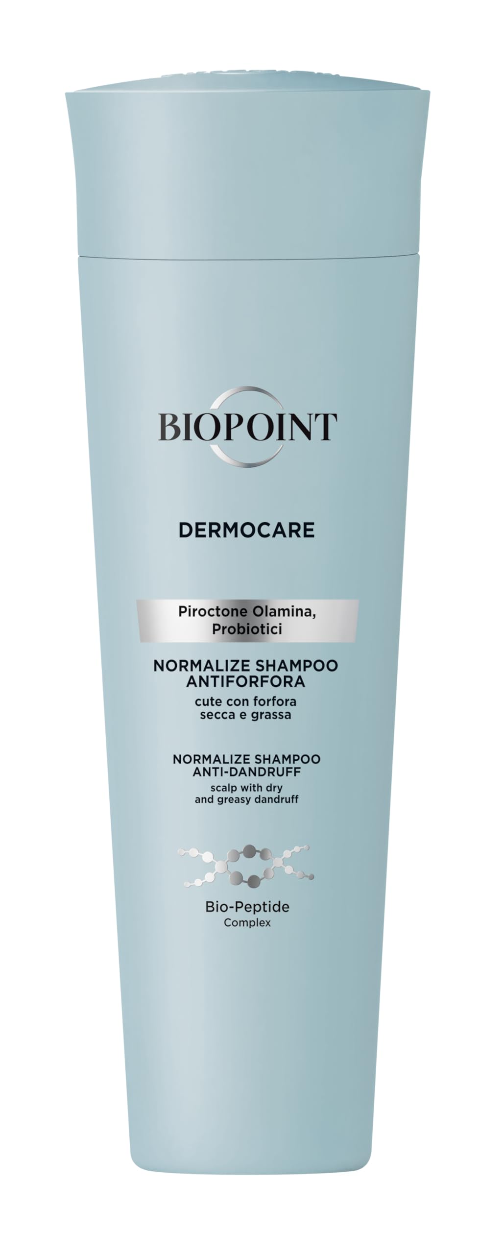 Biopoint Dermocare Normalize Anti-Dandruff Shampoo for Dry and Oily Dandruff, Cleansing and Normalizing Action, Gives Clean and Healthy Hair, 200 ml