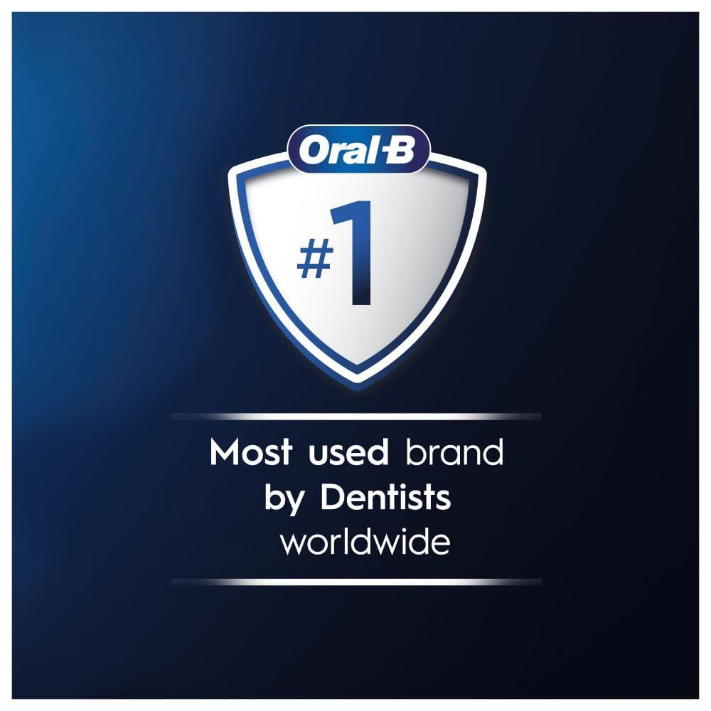 Oral-B iO3 Electric Toothbrush, 2 Toothbrush Heads, Pressure Sensor, Toothbrush for Adults with Travel Case, Gift Ideas for Him/Her, Matt Black, UK 2 pin plug