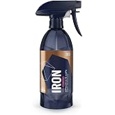 Gyeon Iron Redefined Paint Cleaner and Fallout Remover Color-Change Formula | pH neutral iron remover turns purple on contact as it dissolves embedded brake dust from paint, wheels, and glass.