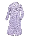 National Eyelet Trim Flannel Snap Coat
