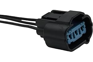 AUOSTMO Tail Light Connector Pigtail, 3-Wire, OE 6189-0596 HX090-3S-1, Compatible with Honda TRX450R 2004-2009, TRX450ER 2006-2014, TRX400EX 2005-2007, TRX300EX 2005-2006