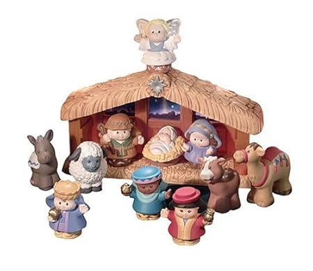 Fisher Price World of Little People Deluxe Christmas Story Belén de Navidad