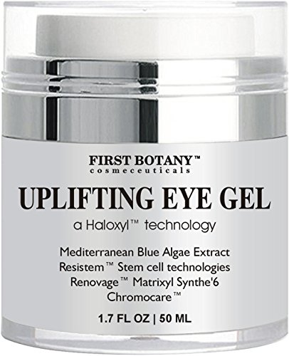 Anti aging Best Eye Cream : Eye Gel with Mediterranean Blue Algae Extract, Resistem, Chromocare, Renovage & Matrixylsynthe 6 - the best Formula 1.7 oz