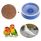 Qupida Pet Supplies Big Blue Plastic Dehumidification Bird Egg Basin Nest Bowl Mat For Racing Pigeon Breeding(NEST WITH MAT)