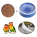 Qupida Pet Supplies Big Blue Plastic Dehumidification Bird Egg Basin Nest Bowl Mat for Racing Pigeon Breeding(NEST with MAT)